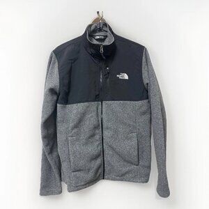 The North Face‎ Men’s Small Retro Denali Fleece Jacket Grey Black Full Zip